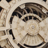 Wooden,Perpetual,Calendar,Mechanical,Gears,Building,Puzzle,Building,Model