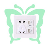 Butterfly,Creative,Luminous,Switch,Sticker,Removable,Decal,Decor