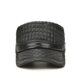 Men's,Leather,Baseball,Adjustable,Outdoor,Windproof,Snapback