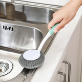 Honana,Kitchen,Durable,Cleaning,Steel,Handle,Cooking,Basin,Cleaning,Brush