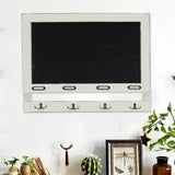 Rustic,Framed,Chalk,Board,Mounted,Vintage,Message,Notice,Display,Board,Hangers