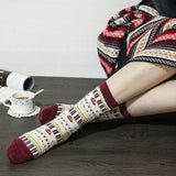 Women,Autumn,National,Cotton,Socks,Comfortable,Middle,Socks