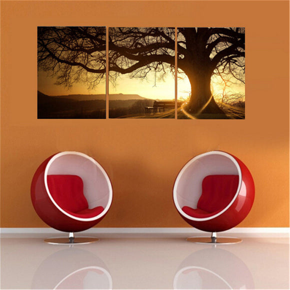 Sunset,Combination,Painting,Printed,Canvas,Frameless,Drawing,Background,Paper