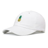 Unisex,Pineapple,Embroidered,Baseball,Outdoor,Outing