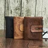 Outdoor,Travel,Leather,Bifold,Wallet,Holder,Purse,Billfold,Pocket
