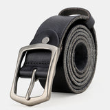 Genuine,Leather,Men's,Casual,Waistband,Waist,Strap,Smooth,Retro
