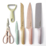 KCASA,Colorful,Wheat,Straw,Knife,Multifunctional,Shears,Bread,Fruit,Knife,Cleaver,Melon,Kitchen,Knife