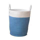 Cotton,Storage,Basket,Laundry,Basket,Woven,Baskets,Handle