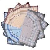 12Pcs,Cotton,Pocket,Handkerchief,Square,Hanky,Wedding,Party