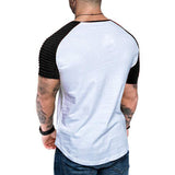 Men's,Crewneck,Breathable,Fitness,Short,Sleeve,Summer,Hiking,Camping,Travel,Holiday