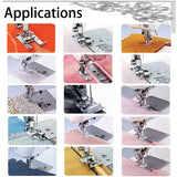 48Pcs,Sewing,Machine,Presser,Multiple,Application