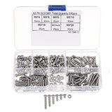 Suleve,M3SH3,Stainless,Steel,Socket,Button,Screws,Bolts,Assortment,230pcs