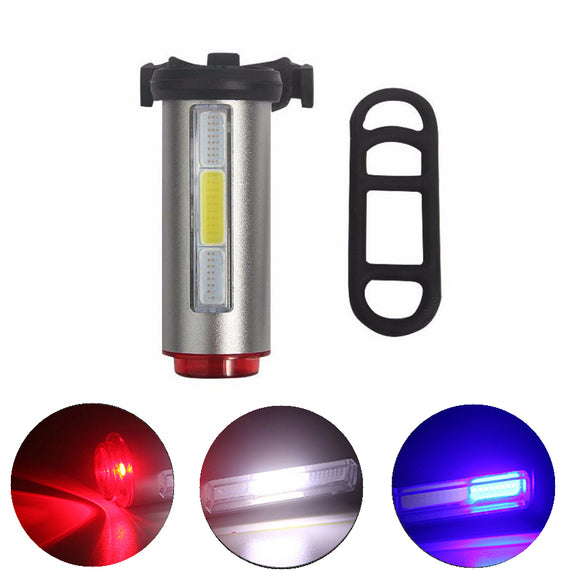 Aluminum,Rechargeable,Light,Taillight,Warning,Safety,Bicycle,Cycling,Light