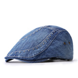 Cotton,Rivet,Painter,Beret,Casual,Outdoor,Visor,Forward
