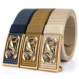 ENNIU,Metal,Press,Buckle,Men's,Tactical,Leisure,Breathable,Nylon,Waist