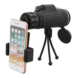 40x60,Monocular,Optic,Light,Night,Vision,Telescope,Phone,Holder,Tripod,Outdoor,Camping