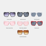 Women,Retro,Oversized,Frame,Fashion,Personality,Hallow,Sunglasses