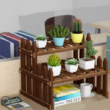 Wooden,Succulent,Flower,Shelf,Solid,Floor,Indoor,Living