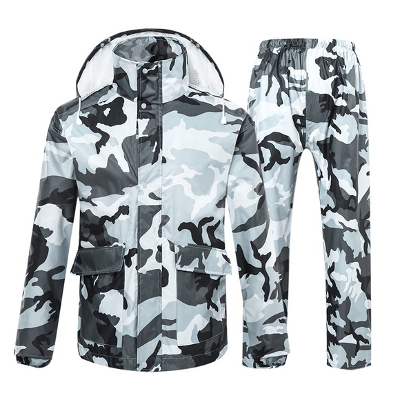 Camouflage,Raincoat,Hiking,Motorcycle,Riding,Thickened,Waterproof,Women,Raincoats