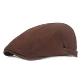 Solid,Cotton,Adjustable,Sunshade,Beret,Casual,Driving,Cabbie