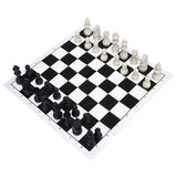 Portable,Chess,Tournament,Chess,Plastic,Pieces,Black,Chess,Board