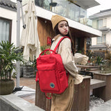 Canvas,Backpack,Student,Camping,Waterproof,Handbag,Laptop