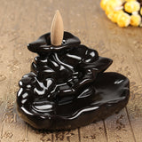 Ceramic,Backflow,Incense,Burner,Censer,Holder,Stream,Along,Mountain,Fragrant