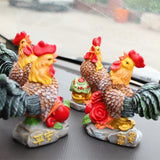 Shelves,Caishun,Auspicious,Chicken,Resin,Ornaments,Creative,Decoration,Craft,Study