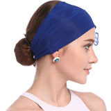 Women,Winter,Chiffon,Muslin,Flower,Turban,Elastic,Decorative,Headband