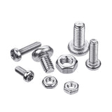 Suleve,MXST2,480Pcs,Machine,Screw,Stainless,Steel,Assortment