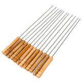 Stainless,Steel,Metal,Barbeque,Skewer,Needle,Kebab,Stick,Utensil,Stick