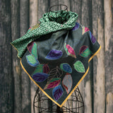 Women's,Vintage,Floral,Elegant,Scarves,Scarf