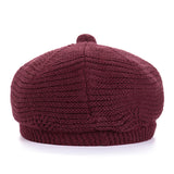 Women,Knitted,Octagonal,Solid,Flexible,Casual