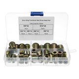 50Pcs,Alloy,Furniture,Socket,Drive,Threaded,Insert,Assortment