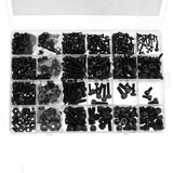 Suleve,MXAH2,1220Pcs,Alloy,Steel,Grade,Socket,Screws,Washer,Assortment