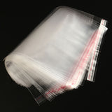 100pcs,1216cm,Clear,Cellophane,Display,Adhesive,Plastic