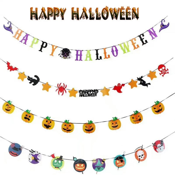 Halloween,Hanging,Triangle,Horror,Pumpkin,Props,Ghost,Banner,Garland,Halloween,Party,Decoration