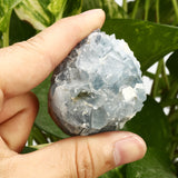 Natural,Celestite,Crystal,Quartz,Drusy,Geode,Cluster,Healing,Stone,Decorations