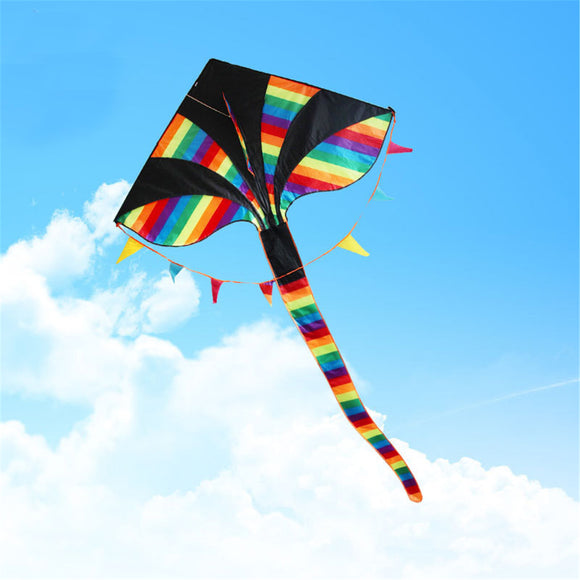 Colorful,Triangle,Rainbow,Outdoor,Funny,Sports,Flying,Kites,Children