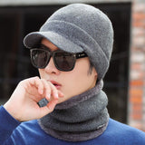 Outdoor,Men's,Letter,Earmuffs,Scarf