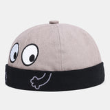 Banggood,Design,Solid,Color,Cartoon,Pattern,Brimless,Beanie,Landlord,Skull