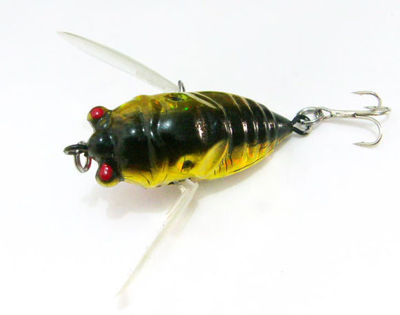 Cicada,Perch,Insect,Fishing,Lifelike,Hooks
