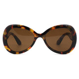 Women,Round,Shape,Frame,Hawksbill,Personality,Casual,Outdoor,Protection,Sunglasses