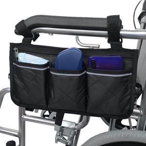 Portable,Wheelchair,Multifunctional,Armrest,Pouch,Organizer,Storage