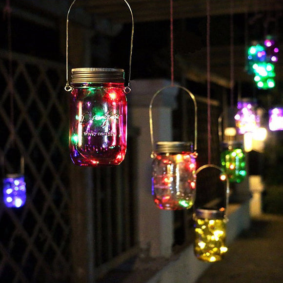 Christmas,light,Solar,Power,Hanging,Glass,Beads,Garden,Courtyard,Landscape,Decor,Light