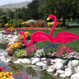 Plastic,Flamingos,Grassland,Garden,Figurine,Decorations