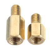 Suleve,M4BH1,100Pcs,Brass,Standoffs,Support,Spacer,Pillar,Screw,Board