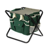 12.2x15.4x13.4inch,Folding,Kneeler,Oxford,Cloth,Camping,Chair,Fishing,Detachable,Storage,Organizer,Garden