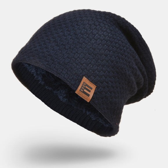 Unisex,Velvet,Thick,Winter,Outdoor,Casual,Brief,Woolen,Beanie