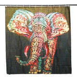 180x180cm,Waterproof,Colorful,Elephant,Polyester,Shower,Curtain,Bathroom,Decor,Hooks